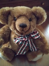 Teddybär Teddy Handarbeit,  braun, ca. 33 cm,  Vitrinenstück 