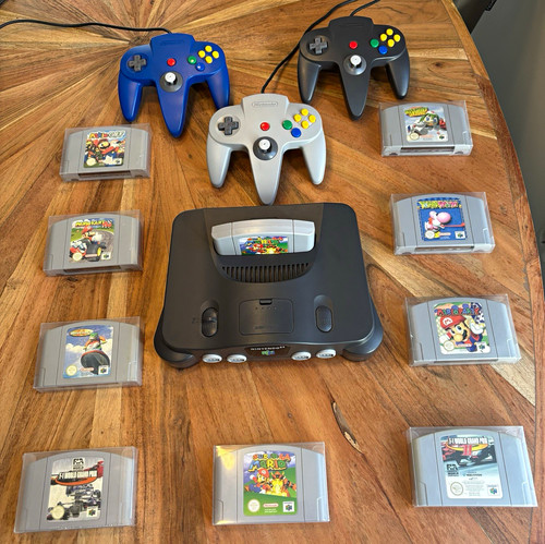 Nintendo n64 set original - set,