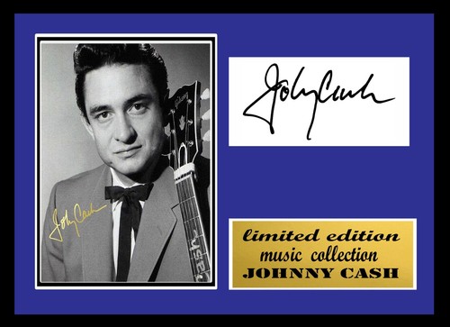 Johnny cash signed framed - cash,