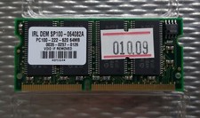 Infineon USA laptop memory/Speicher 64MB 8Mx64 SDRAM PC100-222-620 100MHz 144pin