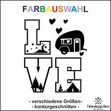 Aufkleber Wohnwagen Camping