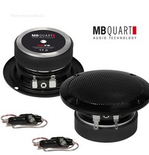 MB QUART QS75 120 Watt Mittelton-Lautsprecher Auto Set Boxen 75mm Gitter