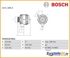 Generator BOSCH 0986048791