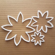 Blume Blatt Garten Pflanze Form Ausstecher Teig Keks Gebäck Fondant Scharf