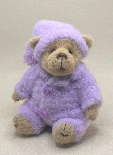 Ooak mini teddybär - mini,