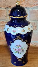 32cm vase wallendorf kobalt - 32cm,