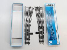 Märklin H0 2271 , K-Gleis, 2x schlanke Weiche, rechts+links, OVP, geprüft#7496