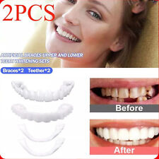 2X Prothese Zahnersatz Falsche