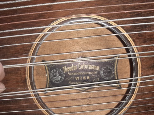 Antike zither j theodor - antike,