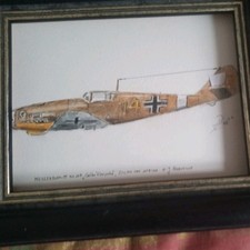 Aquarell "MESSERSCHMITT ME