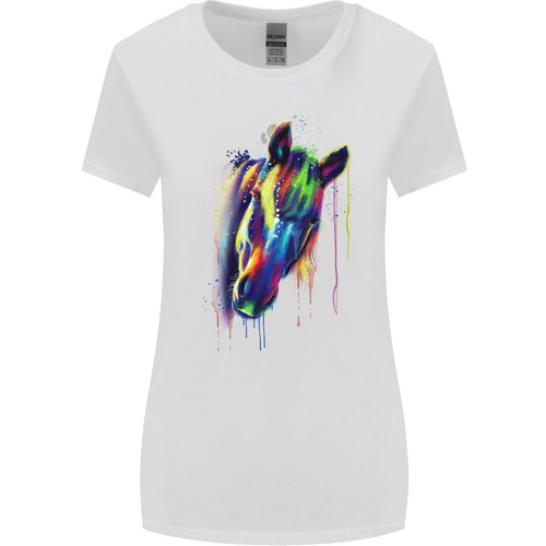 Watercolour pferd damen weit - pferd,