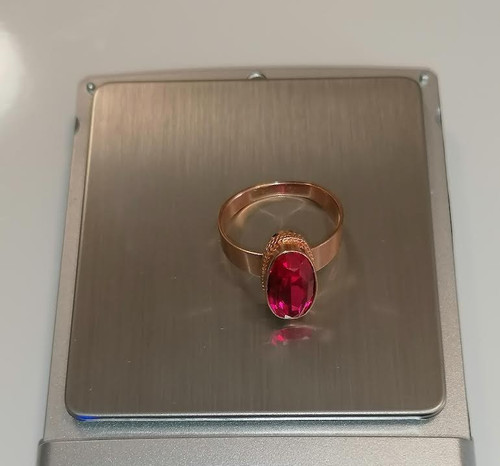 Gold 583 rotgold - gold, ring