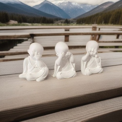 Mini buddha statue - statue, mönch