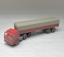 WIKING H0 51m Magirus 235 Pritschensattelzug in hellbraunrot