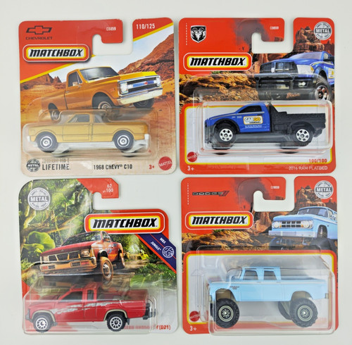 Matchbox pick trucks - 4x,
