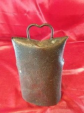 Antike Große Kuhglocke Handgefertigt Prunkvolle Glocke (4832)