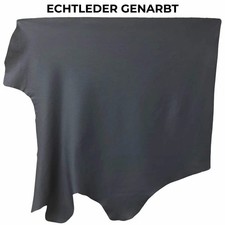 Echtleder Lederstück schwarz