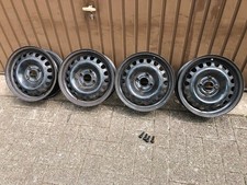4xkomplette Felgen+4xNeu Gummiventile 5,5JX14H2 ET:39 für Opel Astra,Corsa,Isuzu