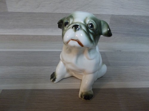 Hund sitzende bulldogge figur - hund,