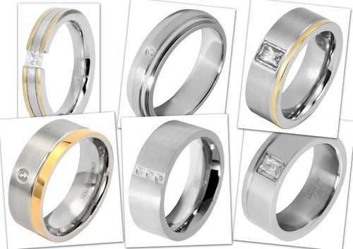 Akzent edelstahl ringe - edelstahl,
