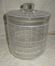 Bowle Glas mit Deckel, DDR