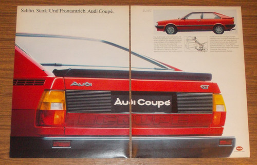 Seltene werbung audi - seltene, coupe