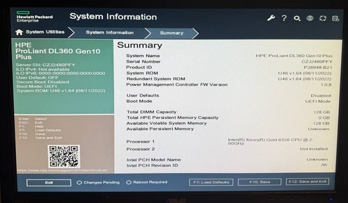 Hpe proliant dl360 - gen10, plus