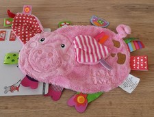 Label Label Schmusetuch rosa Schweinchen - ganz weich - waschbar - outlet