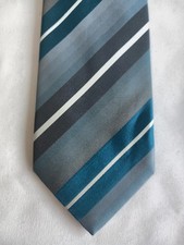 OLYMP Krawatte 100% Seide Blau