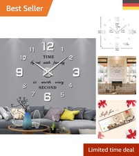 Individuelle große Wanduhr im