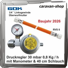 Gasdruckregler für Caravan