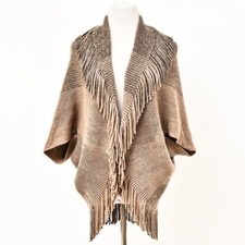 Damen strick poncho - damen,