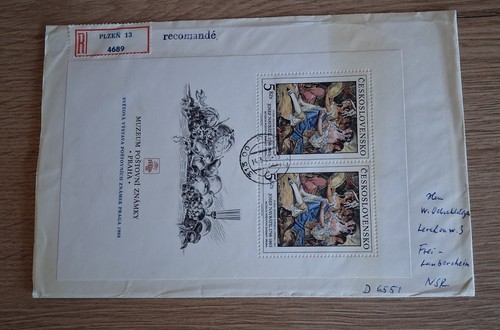 Brief tschechoslowakei 1969 - brief,