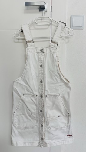 Tommy jeans latzrock kleid - jeans,