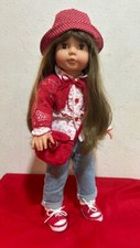 Götz Puppe Hannah Stehpuppe 50 cm / Plus 2 Zusatz-Outfits