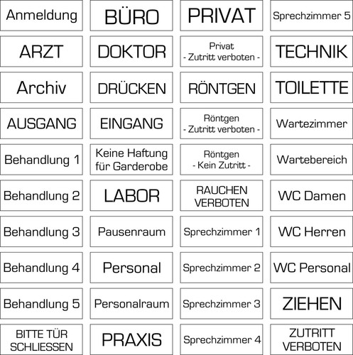 Arztpraxis praxisschild - arztpraxis,