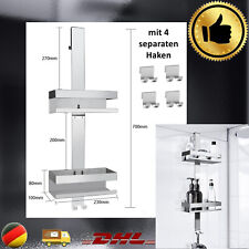 Duschablage ohne Bohren Edelstahl Duschregal zum Hängen Bad Duschkorb Halterung