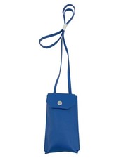 Tchibo Brustbeutel Mini Tasche Umhängetasche Blau Polyester Strukturmuster