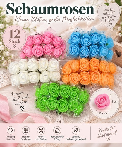 Schaum rosen künstliche - rosen, 12