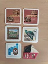 6 Bierdeckel Meckatzer, Das Allgäuer Sonntagsbier, Mecky Pils, 1905 - 2005 