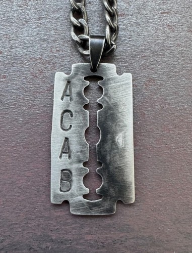 Anhänger kette acab all - kette, (all