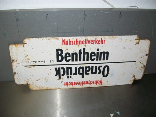 Metall zuglaufschild deutsche - zuglaufschild,