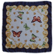 JOOP! JOOP Seidentuch Papillon ◆ Klassisches Tuch ◆ Multicolor ◆ ca. 48 x 48 cm