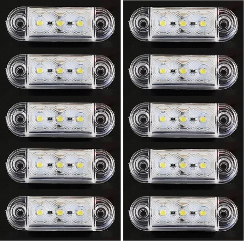 10x 24v led - 12/24v, weiß