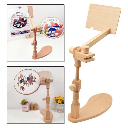 Holzregal stickerei rund - stickerei,