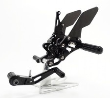 TMP Racing Fußrastenanlage Factory schwarz - Suzuki GSX-R 600 / GSX-R 750 2011-