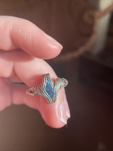 Blauer topas ring - blauer,