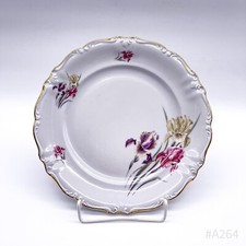 Vintage Winterling Bavaria Germany Porzellanteller mit Orichdeendekor & Goldrand