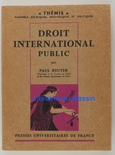 Völkerrecht Paul Reuter 1963