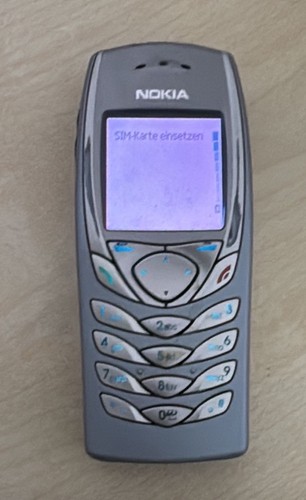 Nokia 6100 silber blau - nokia,